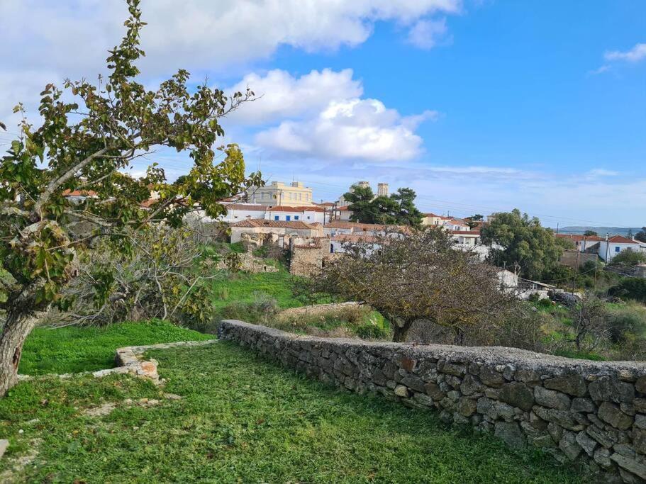 Hidden Gem Of 1900, 7Km From Sea Villa Potamos  Bagian luar foto