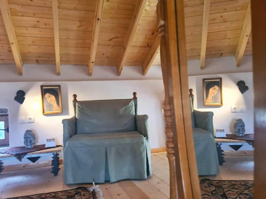 Hidden Gem Of 1900, 7Km From Sea Villa Potamos  Bagian luar foto